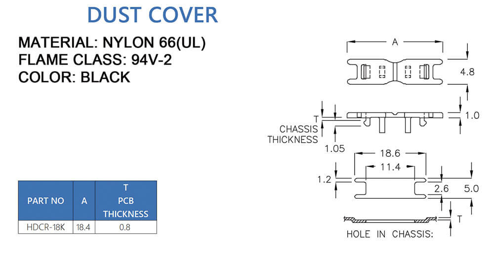 Protective cover HDCR-18K